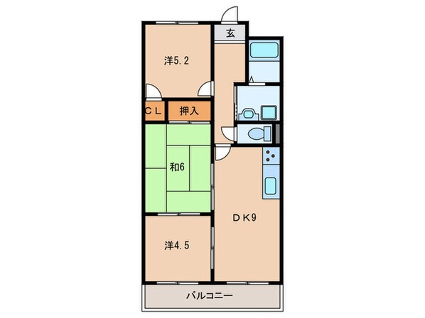 ベア－ズ土山の物件間取画像